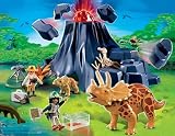 PLAYMOBIL� 4170 - Triceratops mit Baby und Vulkan - 