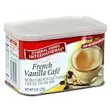 General Foods International Coffee, French Vanilla Cafe Coffee Drink Mix, 9-Ounce Tins (Pack of 6)