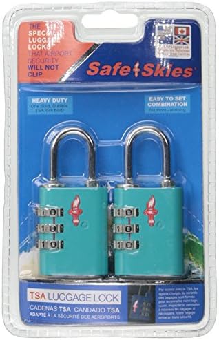 Compatible Travel Luggage Locks, Inspection Indicator, Easy Read Dials - 2 Pack