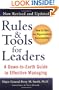 Rules & Tools for Leaders