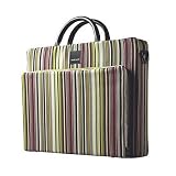 Acme Made The Slim Cargo, Medium Attache' Style Shoulder Bag, for General Use or Documents, Paul Smith Stripe Modulating