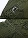 OCHENTA Men's Cotton Outdoor Multi Pocket Cargo Shorts #3233 Army Green 38