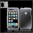 Apple iPhone 3G Translucent Clear Snap-On Case Cover with Screen Protector