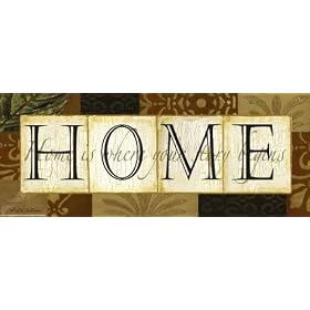 All in the "Home" by Studio deLuisa poster print,20 in. x 8 in.