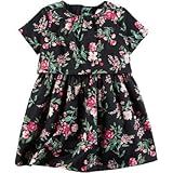 カーターズ Carter's/ フローラルサテンドレス ブラック ワンピース 24ヶ月【並行輸入】