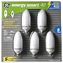 GE Energy Smart 9W Candle Light Bulbs - 5 pk.
