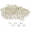 200 Sterling Silver Closed Jump Rings Jewelry Findings 21 Gauge 4mm