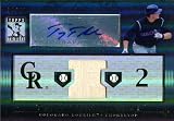 Troy Tulowitzki Autographed/Hand Signed 2010 Topps Certified Bat Card
