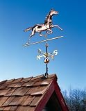 Polished Copper Horse Weathervane