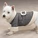 Large Fleece-lined Classic Glen Plaid Sherpa Dog Coat
