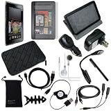 Deeli Amazon Kindle Fire 15-item Accessory Bundle .. Accessories [Case, Screen Protectors, Chargers and More]