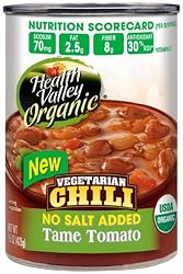 Health Valley Organic Chili Tame Tomato, 15 Ounce Cans (Pack of 12)