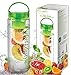 iPerfect Lifestyle Infuser Water Bottle - Made with Commercial Grade Tritan - Recipe Ebook INCLUDED