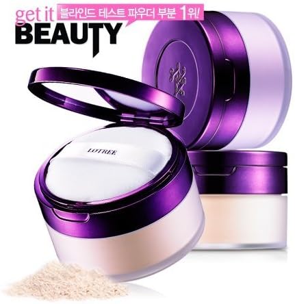 FREE INTERNATIONAL SHIPPING + LOTREE Rosa Davurica Loose Powder No.1 Light Beige (All Skin / 25g)