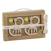 Sophie The Giraffe So Pure Duet of Teething Rings Soft and Very Soft Versions