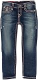 True Religion Girls 2-6x Girls Julie Pink With White Bartacks Super T Jean