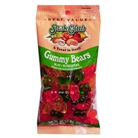 Snak Club Gummy Bears, 10-Ounce Bags (Pack of 6)