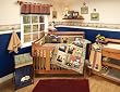Eddie Bauer 4 Piece Crib Set Little Builder
