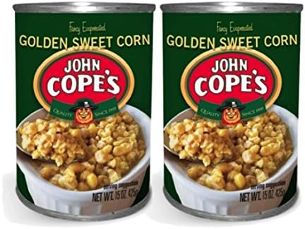 John Copes Golden Sweet Corn 15 ounce Cans (Set of 2)