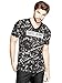 GUESS Factory Men's Barnabee Splatter V-Neck Tee