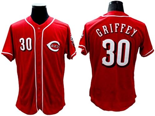 Men's Ken Griffey Jr Cincinnati Reds Baseball Jersey-Red 40