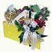 This Basketree Gifts authentic Cheesehead Jr. foam hat is filled with Seasoned Pretzels, Honey Dill 
Mustard, Pecan Shortbread Cookies, Butter Toffee Peanuts, Cheddar, Colby and Edam Cheeses, Bavarian 
Beef Summer Sausage and Stone Ground Wheat Crackers. Note: On rare occasions, or during warm 
weather, a product of equal or greater value may be substituted if a listed product becomes 
unavailable.