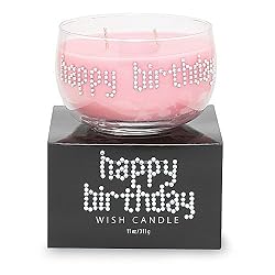 Primal Elements 12 oz Happy Birthday Candle