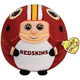 Ty Beanie Ballz 8" Washington Redskins Plush