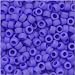 Toho Round Seed Beads 8/0 #48LF ‘Opaque Frosted Periwinkle’ 8 Gram Tube