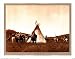 Old Indian Sioux Camp Real Photo Art Print POSTER rare - 16" x 20"
