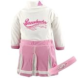 adidas Arkansas Razorbacks Pink Infant 3 Piece Cheerleader Set