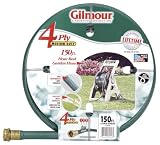 Tools & Hardware : Gilmour 15 Series 4 Ply Hose Reel Hose, 5/8 Inch x 150 Feet, #15-58150, Green