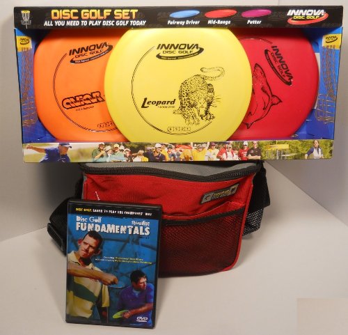 Innova DX Disc Golf Gift Set - Red Bag