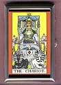 THE CHARIOT TAROT CARD, COIN GUITAR PICK PILL BOX