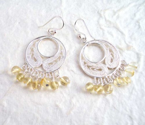 Click here to buy Bohemian Sterling Silver & Stone Earrings.