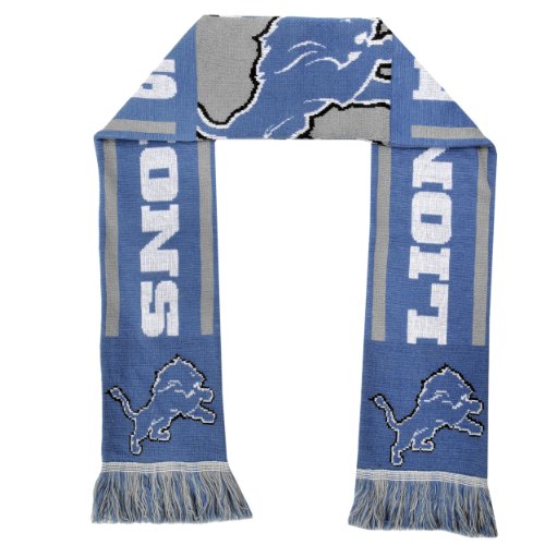 Forever Collectibles NFL Detroit Lions 2011 Team Stripe Scarf