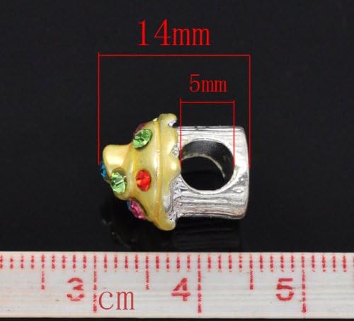 European Charm Beads Amazing Birthday Cupcake Colorful Fits Pandora Pugster
