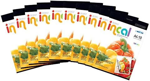 10 Incal/ Waterslide decal paper for Eco-Solvent Clear pack 8.5X11in ★Made in Korea (100sheets in 10packs)
