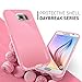 Galaxy S6 Case, Caseology [Daybreak Series] Slim Fit Shock Absorbent Cover [Pink] [Slip Resistant] for Samsung Galaxy S6 - Pink