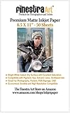 8.5 x 11" 50 Sheets Premium Arctic Matte Inkjet Photo Paper 230gsm