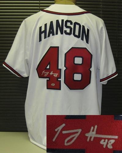 Tommy Hanson Autographed Atlanta Braves Jersey - Autographed MLB Jerseys