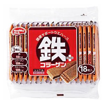 １８枚鉄プラスコラーゲンウエハース