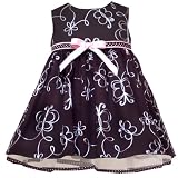Size-18M RRE-50431F BROWN WHITE PINK BOW FRONT EMBROIDERED BUTTERFLY Special Occasion Wedding Flower Girl Party Dress,F150431 Rare Editions BABY/INFANT 51gRFGGPhhL. SL160 Boutique Flower Petal Fairy Tulle Skirt, Pink, Small Reviews