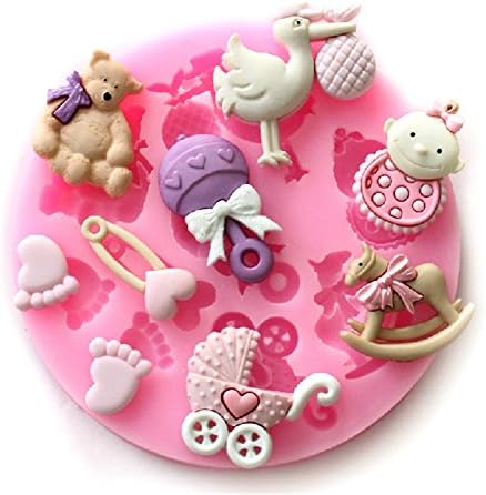 SNW Cartoon Fondant Mold Soap Silicone Bakeware Chocolate Mold Cake Decoration