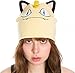 BIOWORLD Pokemon Meowth Big Face Fleece Cap Beanie with Ears