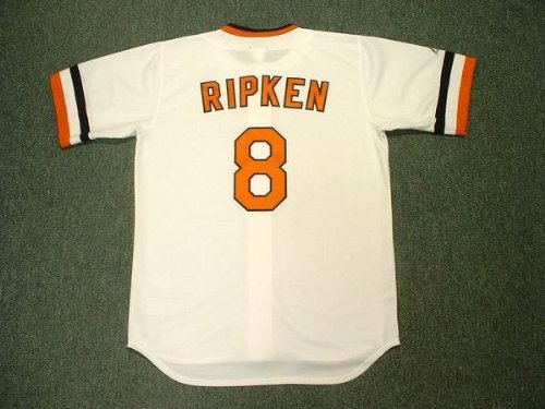 CAL RIPKEN Jr. Baltimore Orioles 1983 Majestic Cooperstown Throwback Baseball Jersey, XL