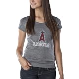License Juniors Los Angeles Angels Tee - Heather Charcoal