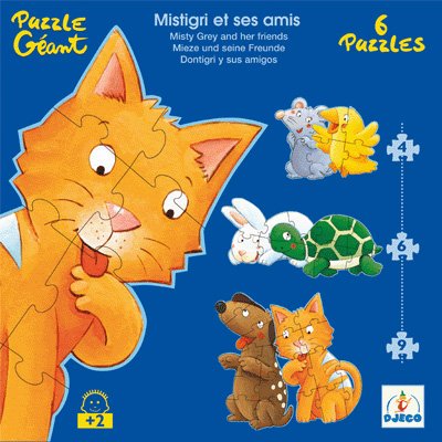 Djeco Misty & Friends Giant Puzzles (19 pc)