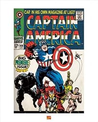 Captain America - Comic Poster / Art Print (Comic Cover) (Size: 16" x 20")