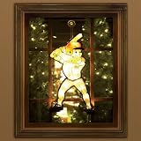 9" MLB Cincinnati Reds Lighted Car Window Baseball Player Figure